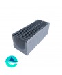 BetoMax ЛВ-30.38.31-Б лоток водоотводный бетонный с решеткой чугунной щелевой ВЧ-50 кл. D и E