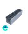 BetoMax ЛВ-20.29.33-Б лоток водоотводный бетонный с решеткой чугунной щелевой ВЧ-50 кл. D и E